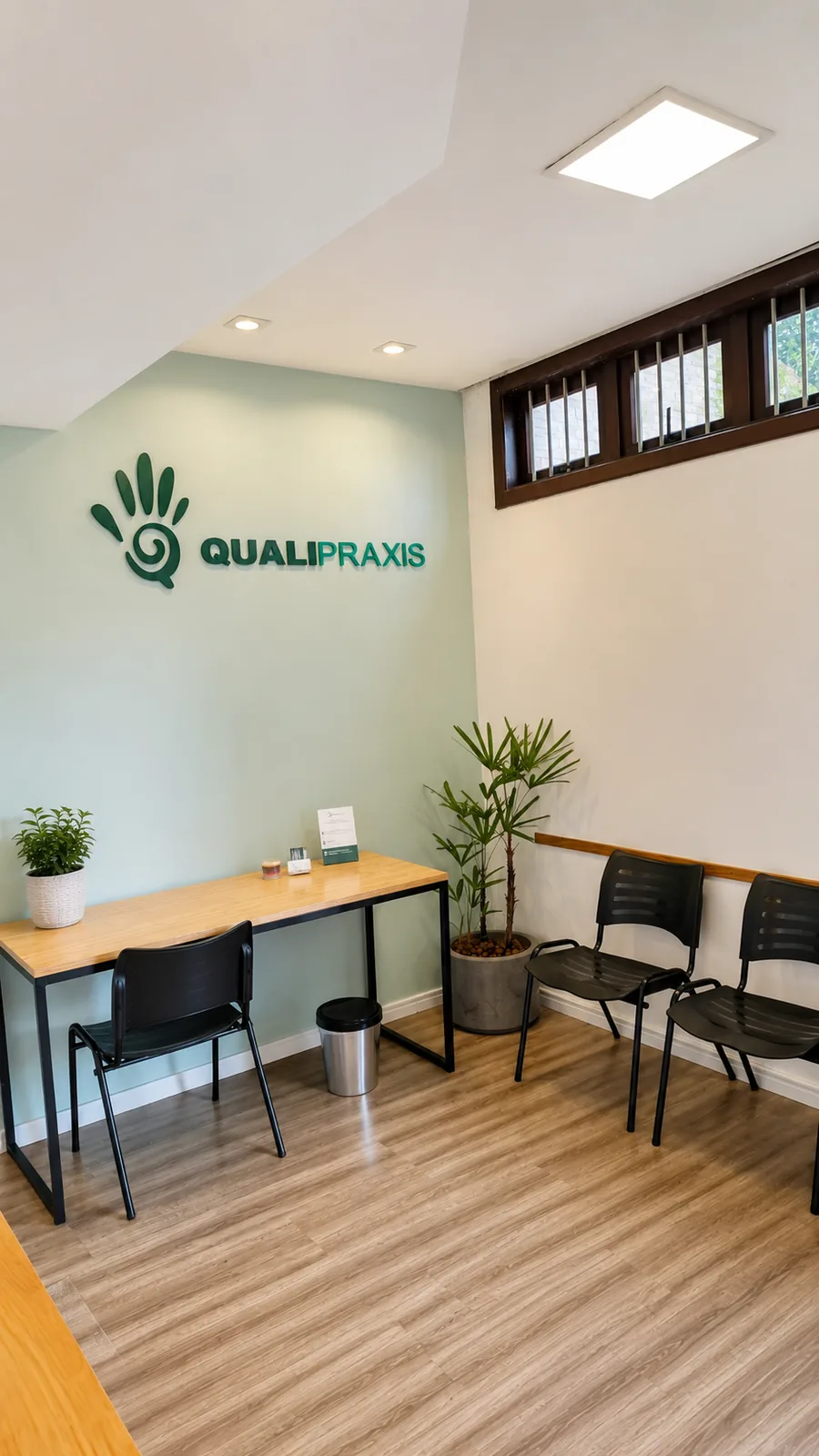 Recepção da unidade QualiPraxis em Caxias do Sul